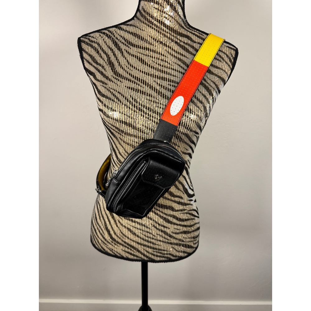 Disney Parks Trading Pins Crossbody with Mickey Mouse strap